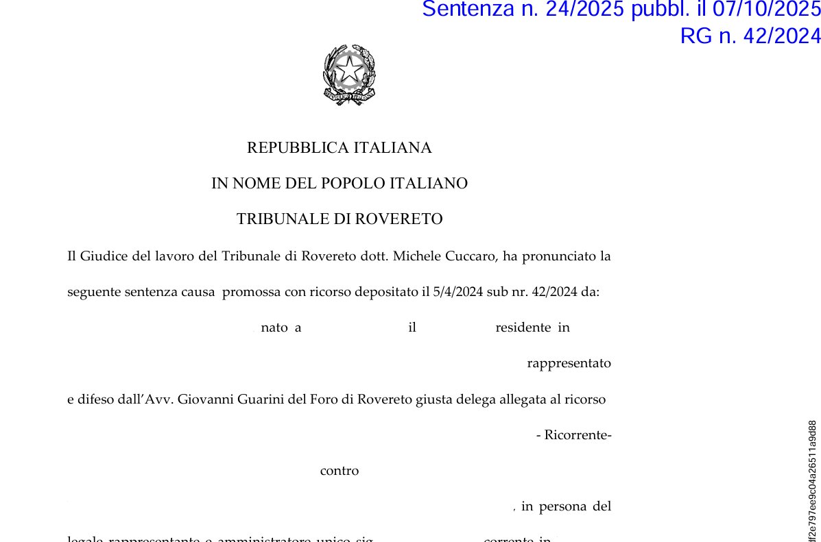 labour_lawyers's tweet image. Trib. Rovereto n. 24/2025: se l'#infortunio deriva sul piano causale anche dall'inadeguatezza del #DVR l'accertamento della colpa del datore di lavoro è piuttosto agevole-&amp;gt;cdn.prod.website-files.com/638372f6bfe747…