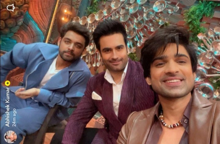 Vivian with Samarth and Abhishek 💜✨

#VivianDsena #VDians
#LaughterChefs3
