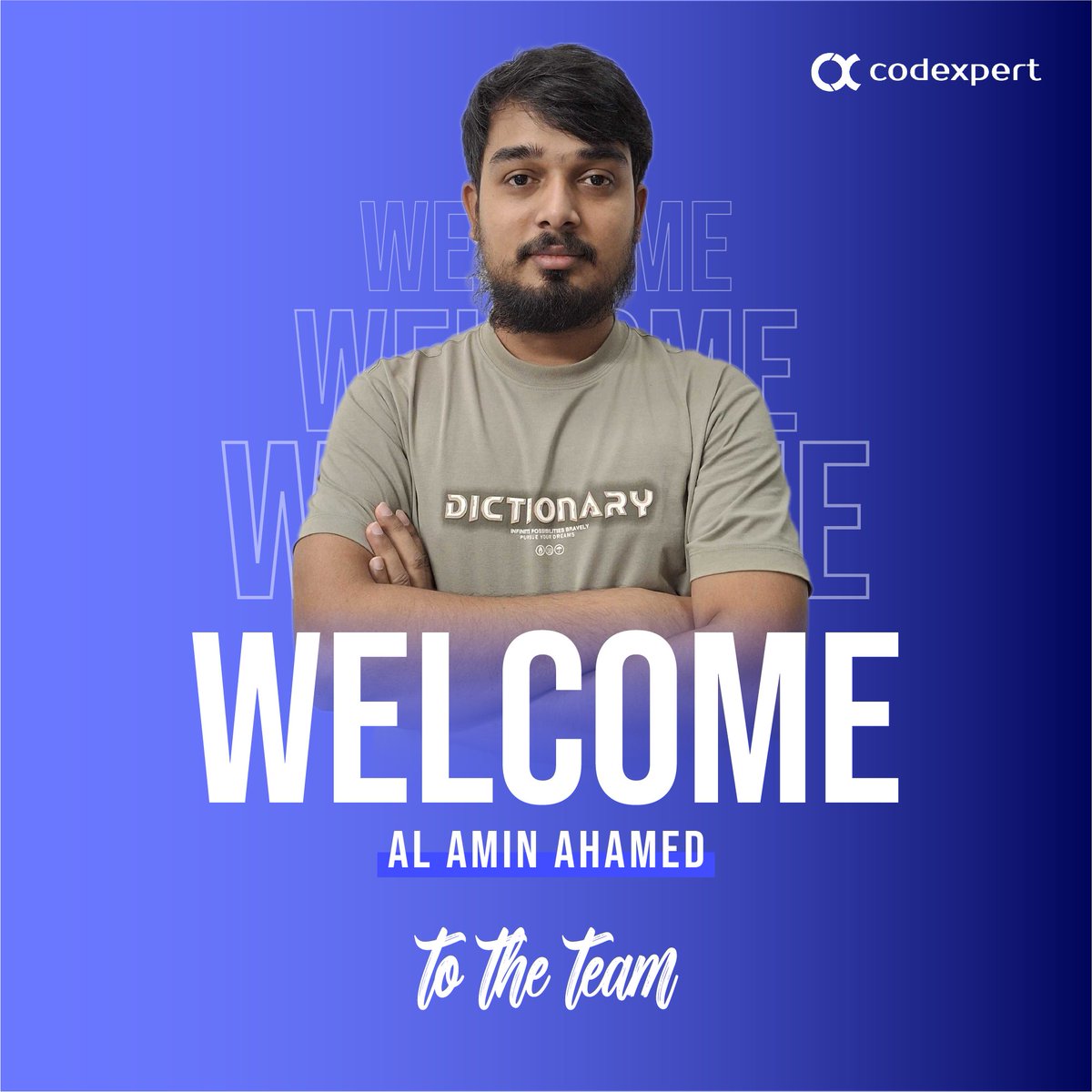 codexpertio's tweet photo. Welcome to the team, Al Amin Ahamed! 💥
We’re absolutely thrilled to have you on board. Your skills, curiosity, and fresh perspective will make a fantastic addition to our team. We can’t wait to see all the amazing things we’ll achieve together!
#TeamGrowth #Welcome #Codexpert https://t.co/JG4Tu9ja5u