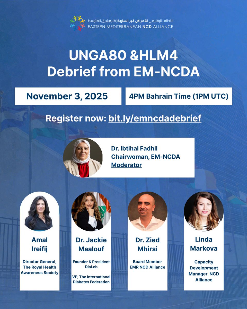 Eastern Mediterranean NCD Alliance tweet media
