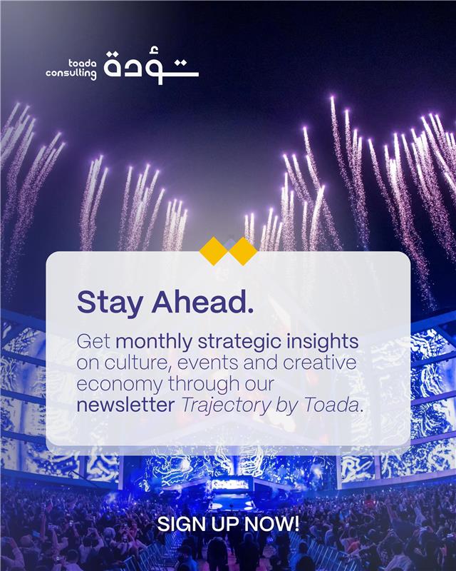 ToadaConsulting's tweet image. Our first edition of our newsletter, Trajectory by Toada, is now live.

Check it out to explore curated insights, case studies, and foresight on events, culture, and the creative economy.

Enjoy the read: linkedin.com/pulse/trajecto…

Subscribe to receive the latest updates.