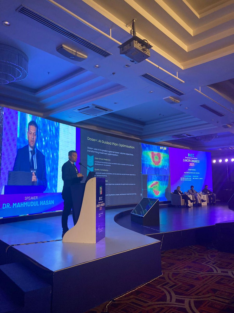 mvisionai's tweet image. BICC 2025 has come to an end. We enjoyed delivering the workshop on guideline-based contouring and AI-driven treatment planning, joining the Plenary Session on AI and Digital Oncology, visiting local hospitals, and taking part in many great discussions in Dhaka.

#BICC2025