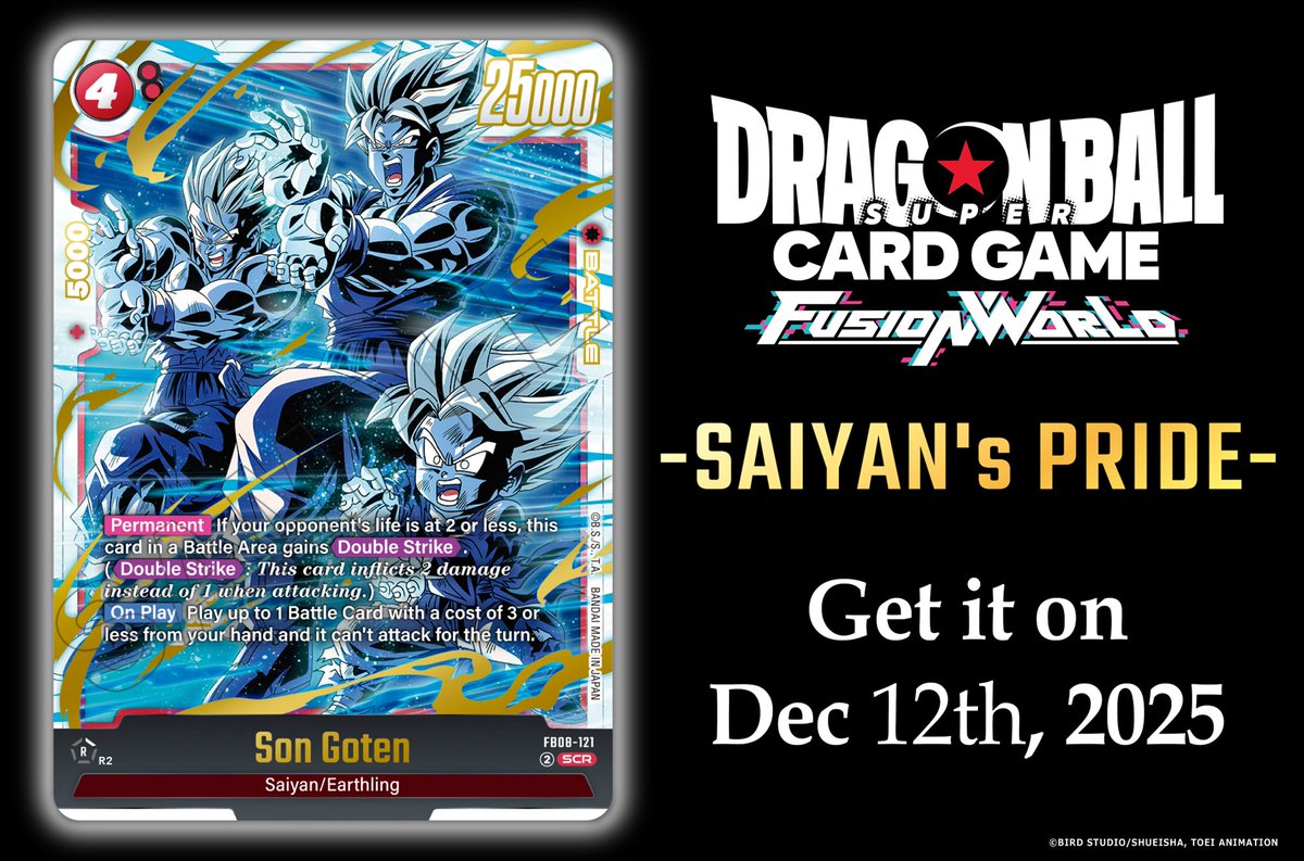 Dragon Ball Super Card Fusion World tweet media