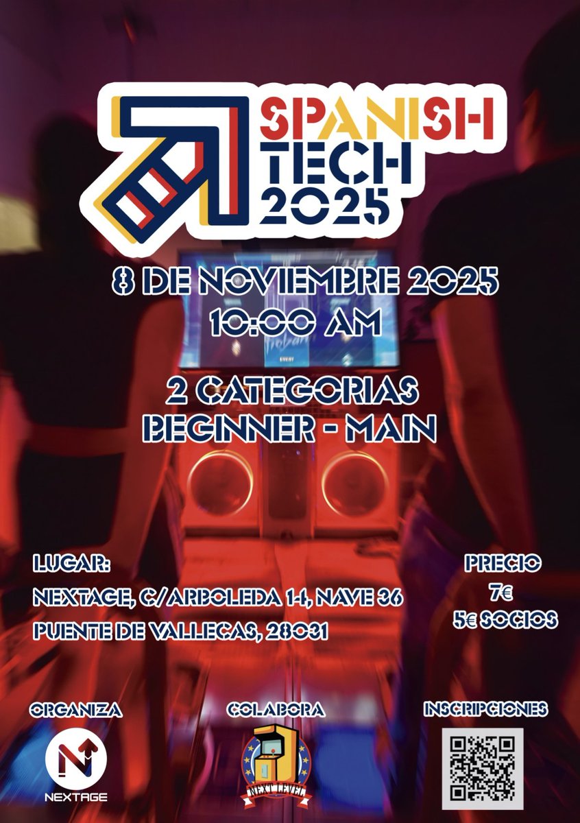 ¡Vuelven los torneos de ITG a España!
¡Demuestra tu técnica en el Spanish Tech 2025 el Sábado 8 de Noviembre!

Inscripciones, normativas y descarga del pack en:
linktr.ee/itgspanishtech