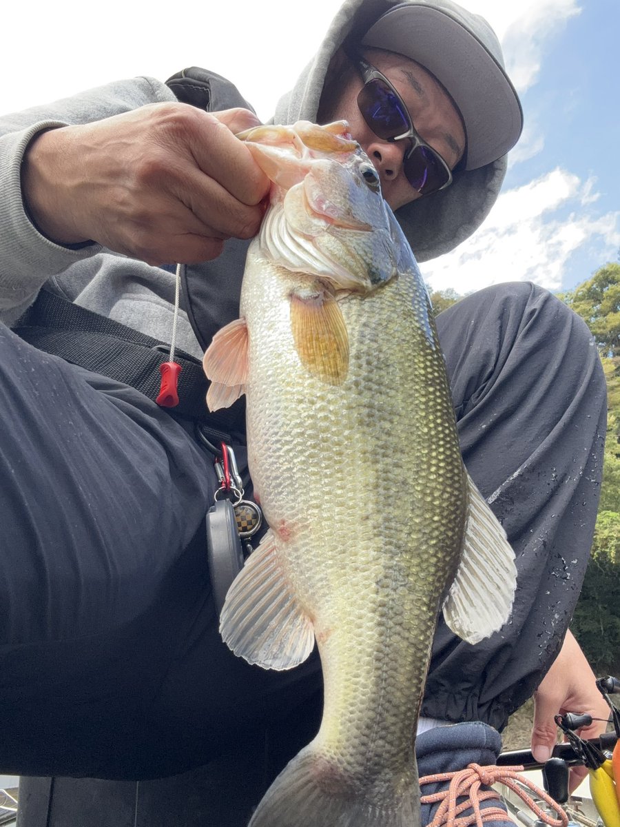 老体にムチ打って、今日は4ヶ月ぶりの津久井湖。めちゃむずいよ〜。#津久井湖