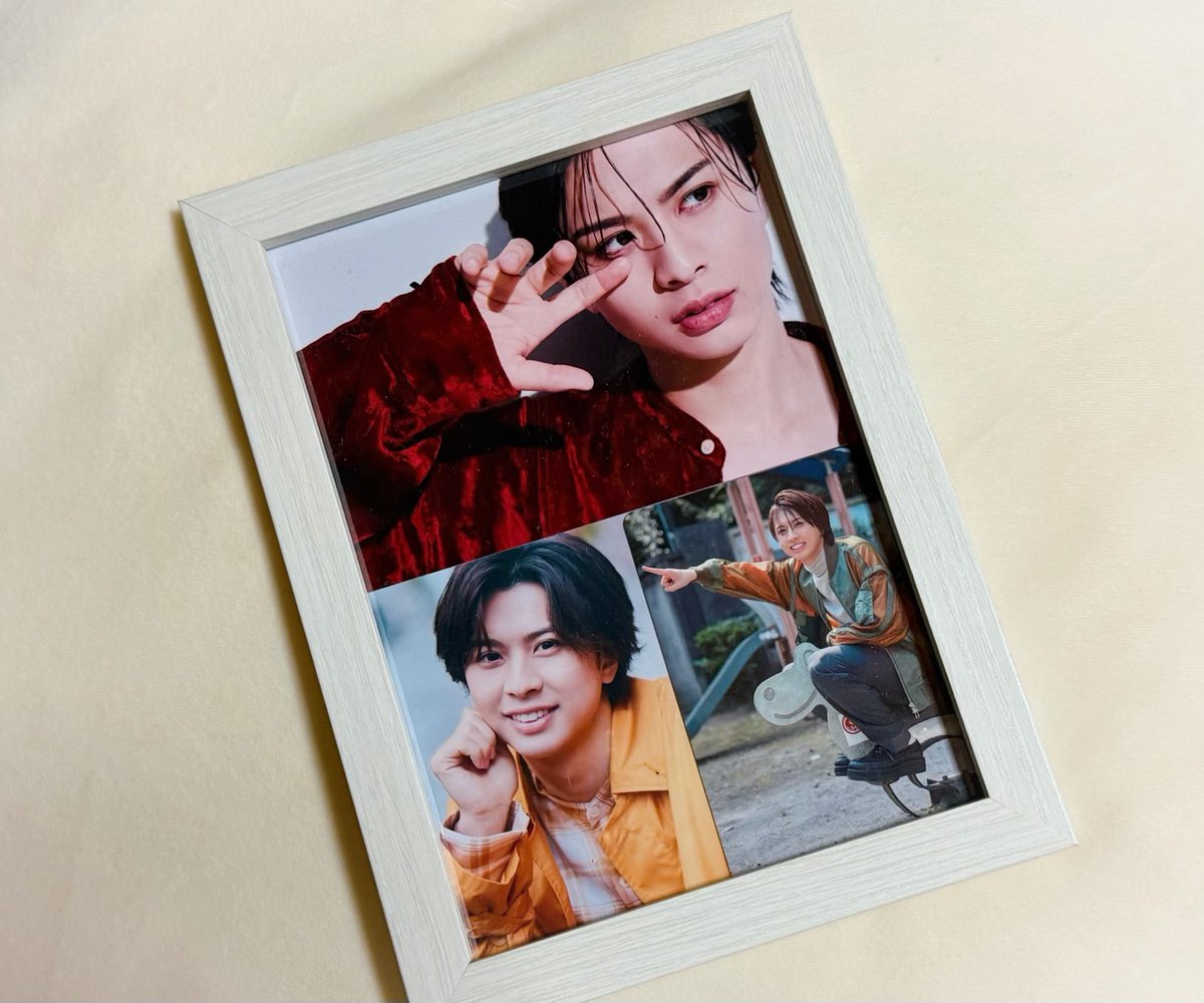 お写真を収めたものの中々難しい🤔
組み合わせに悩む…
いっそA4サイズが欲しい…