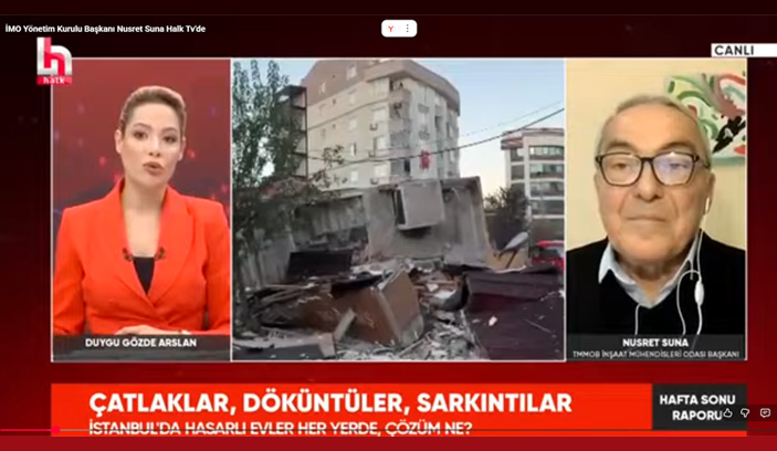 📢 İMO Yönetim Kurulu Başkanı Nusret Suna, Halk Tv'de
Video için👇
youtube.com/watch?v=QkfDqx…
<a href="/halktvcomtr/">Halk TV</a> 
<a href="/nusret_suna/">Nusret Suna</a>