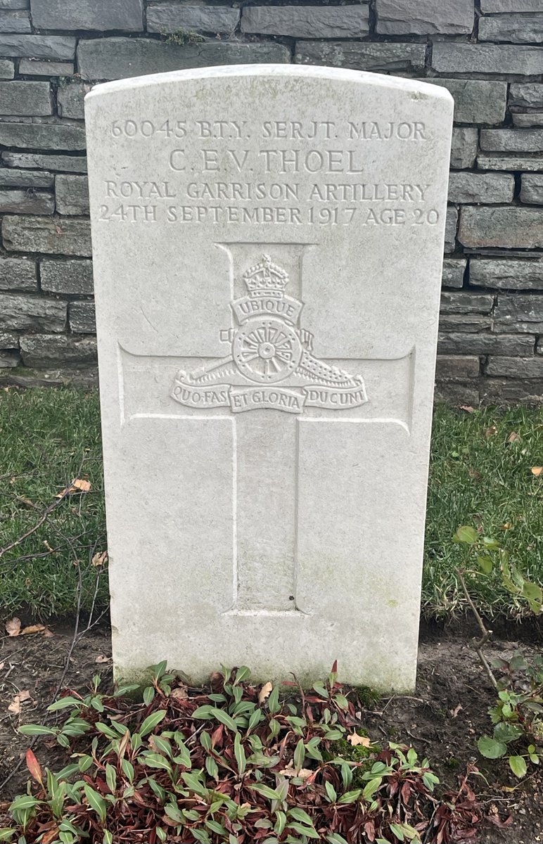 Battery Serjeant Major at 20. What responsibility lay on those shoulders. Caught my attention at Croonaert Chapel Cemetery near Wijtschate, Belgium.