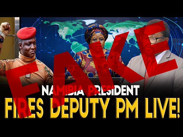 Presidency Distances  Itself from an AI Generated  Video 

The Presidency has noted with concern a circulating AI-generated video falsely claiming that President Dr. Netumbo Nandi-Ndaitwah has taken control of the Ministry of Industries, Mines and Energy following the dismissal
