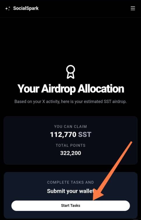 _dAppweb3's tweet image. GM guys 
🚀 SocialSpark Airdrop Live
socialspark.fun/?ref=98KR96Y2
Get sst Airdrop token according to your x account performance
1️⃣ Connect Twitter &amp;amp; check your allocation
2️⃣ Go to Airdrop section
3️⃣ Complete all tasks
4️⃣ Submit your EVM address
✅ Done  claim your $SST
#Airdrop