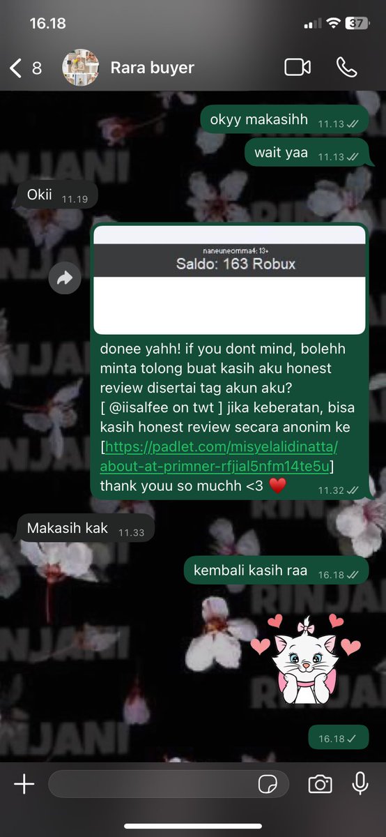 iisalfee's tweet photo. another testie hari ini, yukk robux openn al nominalk #zonajajanᅠᅠᅠ #zonauang️ https://t.co/D7alV3REP5