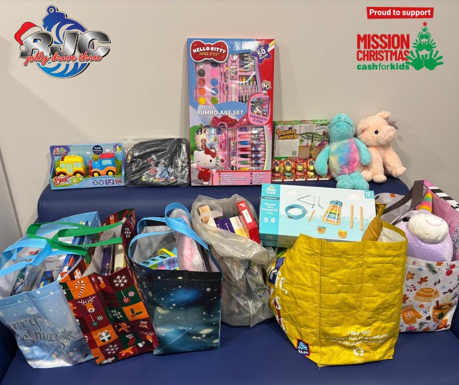 The present donation has gotten off to brilliant start! Huge thanks to Angela Merrington for the kind donation ahead of our <a href="/cashforkids/">Cash for Kids</a> Mission Christmas Jolly Drive Thru on 30 November. If you'd like to drop off ahead of the drive thru please contact office@rjcplantservices.com