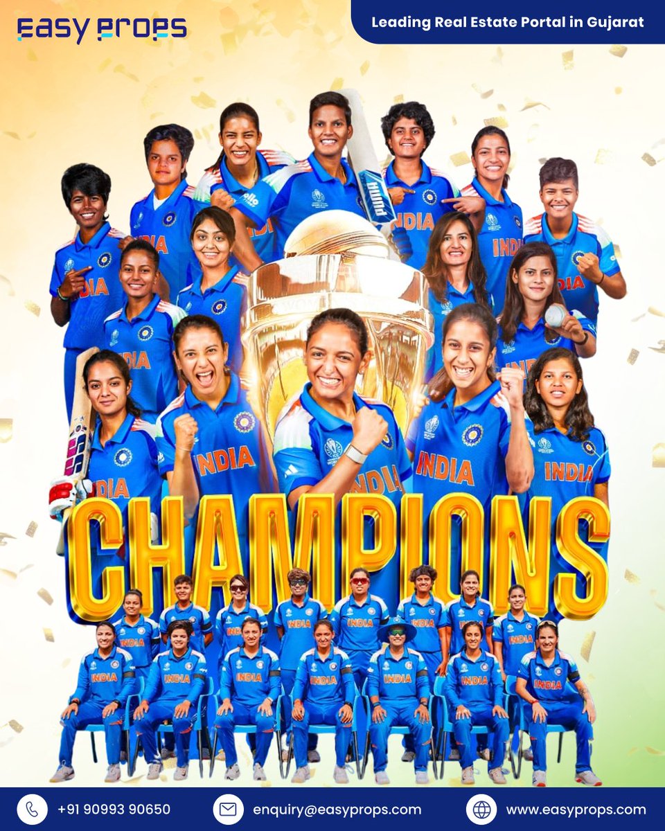 easyprops_'s tweet photo. The spirit. The strength. The glory. 💪
Our Women in Blue have shown the world what true champions look like! 🏆🇮🇳

#TeamIndia #Champions #WomenInBlue #CricketFever #ProudMoment #Victory #IndianCricket #NationPride  #WomenPower #easyprops https://t.co/SaIF9eJlHU