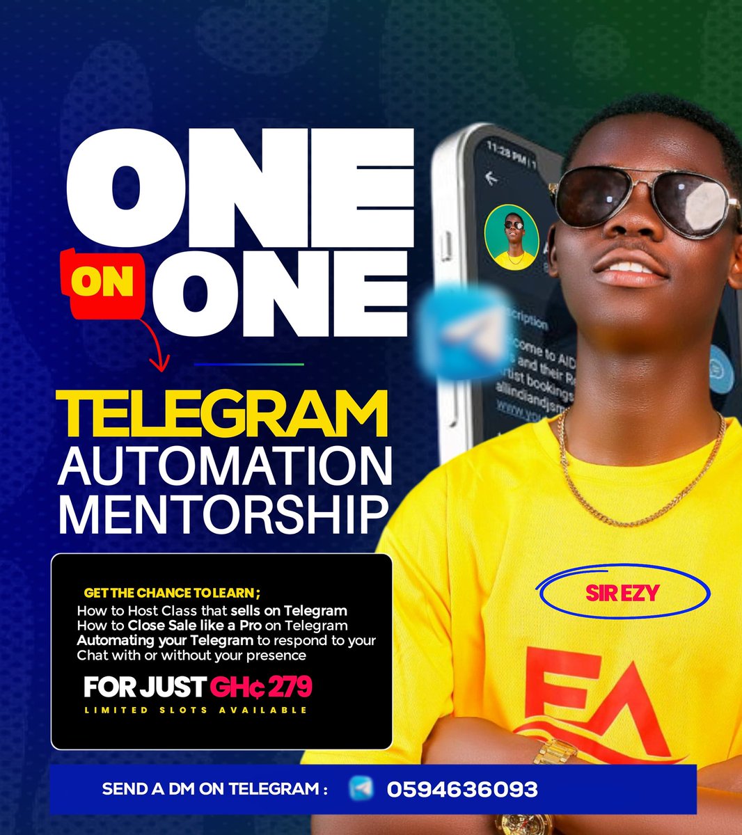 Automate your affiliate marketing business on Telegram 🔥
✅ Host trainings that convert to sales
✅ Build a loyal community on autopilot
✅ Make consistent money without stressing your DMs

This is the same strategy I used to move from WhatsApp to Telegram and start making sales