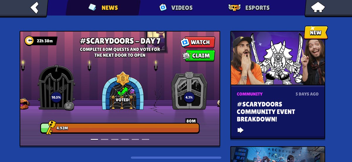 Genuinely surprised we got Manga Kenji, now we gotta ban Mortis for 2 days #BrawlStars #ScaryDoors