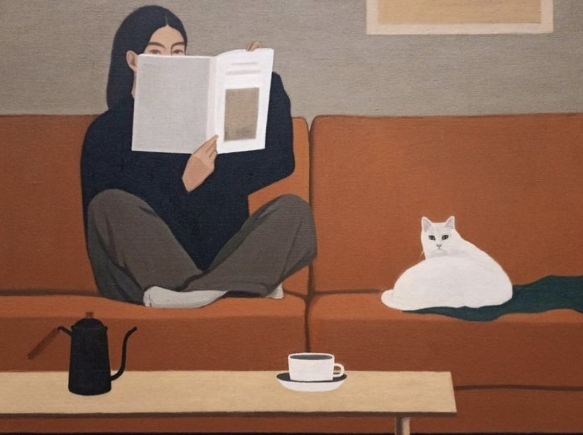 يجب ان تخلق مساحتك الخاصة ، التي يوجد بها: الكثير من الكتب ، والكثير من الهدوء.