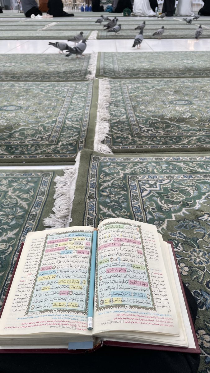 ياصاحبي القرآن عزيز .. لا يعطيك إلا حين تعطيه أعز أوقاتك .. لا يعطيك بعضه حتى تعطيه كلك .. ومن رام أمرًا عظيمًا ضحى بعظيم .

أعطوا القرآن جلّ أوقاتكم🤎: