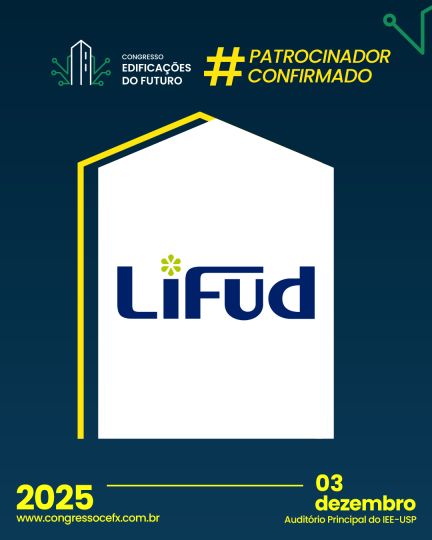 lifudtechnology's tweet image. 💡 Focusing on Future Buildings, Exploring New Industry Horizons!

Lifud is honored to sponsor CEFx - Congresso Edificações do Futuro e Expo 2025!

⏰ Date: December 3, 2025 (One Day Only!)
📍 Location: IEE-USP, São Paulo

Save the Date!#CEFx #SmartEvent