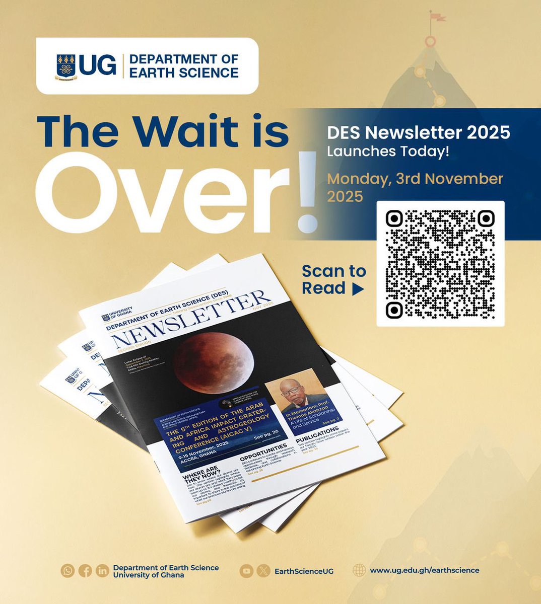 Department of Earth Science, University of Ghana tweet media