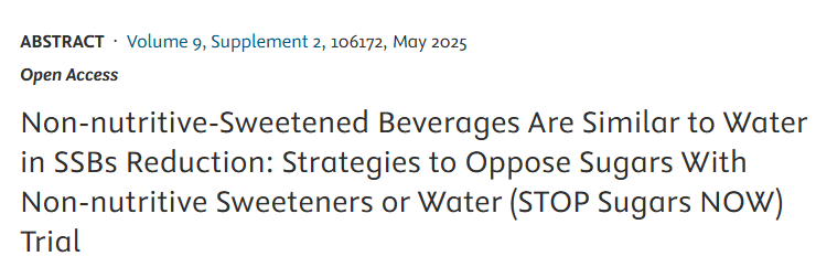 Ytterligare studie som visar att sockersötad dryck är dåligt och lightläsk har inga effekter på metabol hälsa och tarmfloran som gör att man kan skilja det från att dricka vatten.

Än så länge bara ett abstrakt det här 

cdn.nutrition.org/article/S2475-…