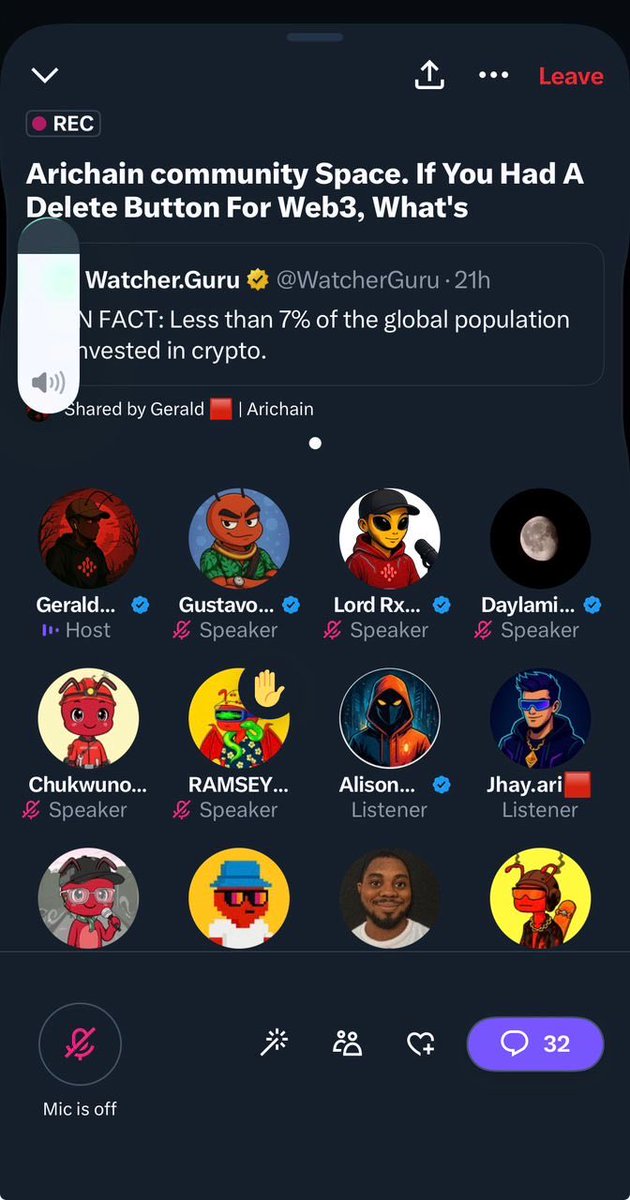 lamidzifa's tweet photo. Gm Ari family, feels good to be part of this great community. Got luck on the space yesterday. Thank you all
@Ari_Michelle9 @haeriweb3 @Gerald_yea @AlisonSokuma @daylami @eaglechancellor @phocus__t @arichain_
#communityspace https://t.co/zXQcUnyKmX