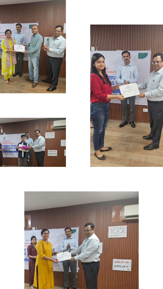 FCI_NorthZone's tweet image. #VAW2025 के तहत भा.खा.नि. आं.का. (उ.) में 31.10.2025 को समापन समारोह आयोजित किया गया। सप्ताहभर चली प्रतियोगिताओं में अधिकारियों एवं कर्मचारियों ने उत्साहपूर्वक भाग लिया, और समापन समारोह पर विजेताओं को ED (N.), डॉ. अजीत कुमार सिन्हा  द्वारा पुरस्कार प्रदान किए गए। 
#FCI