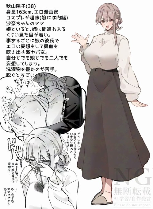 沙奈ちゃんママ
設定考えたけど今後描くかは不明…… 