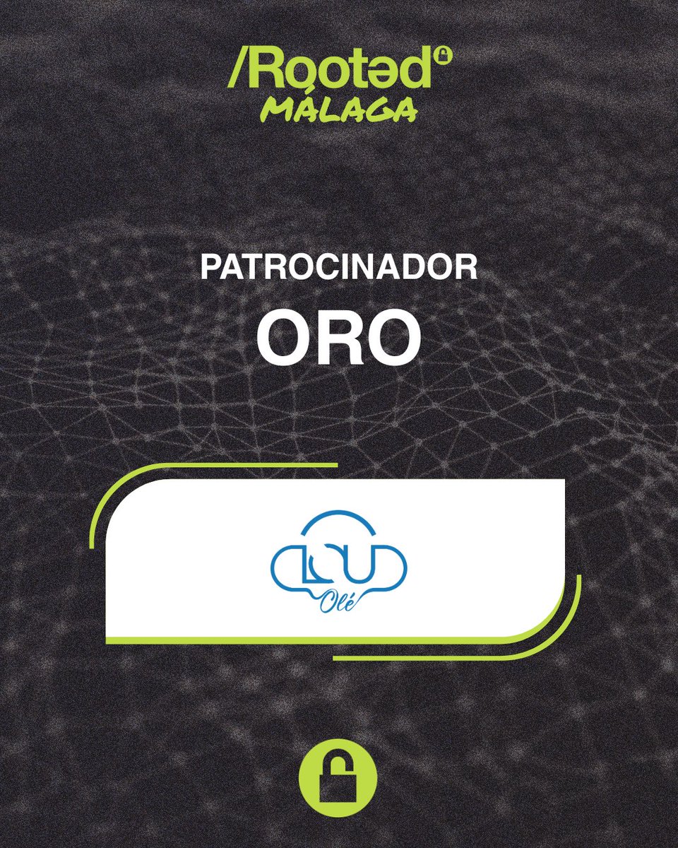 🥇 <a href="/CloudyOle/">Cloud y Olé</a>, Patrocinador Oro de #RootedMalaga2025

En Rooted Málaga contamos con Cloud y Olé, especialistas en ciberseguridad con una visión clara: proteger a sus clientes mediante la defensa digital, el threat intelligence y la formación técnica

Tecnología con acento local y