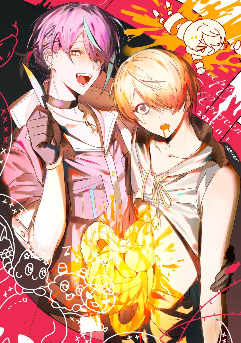 🎈⭐️ 之前画得万圣节也忘发了