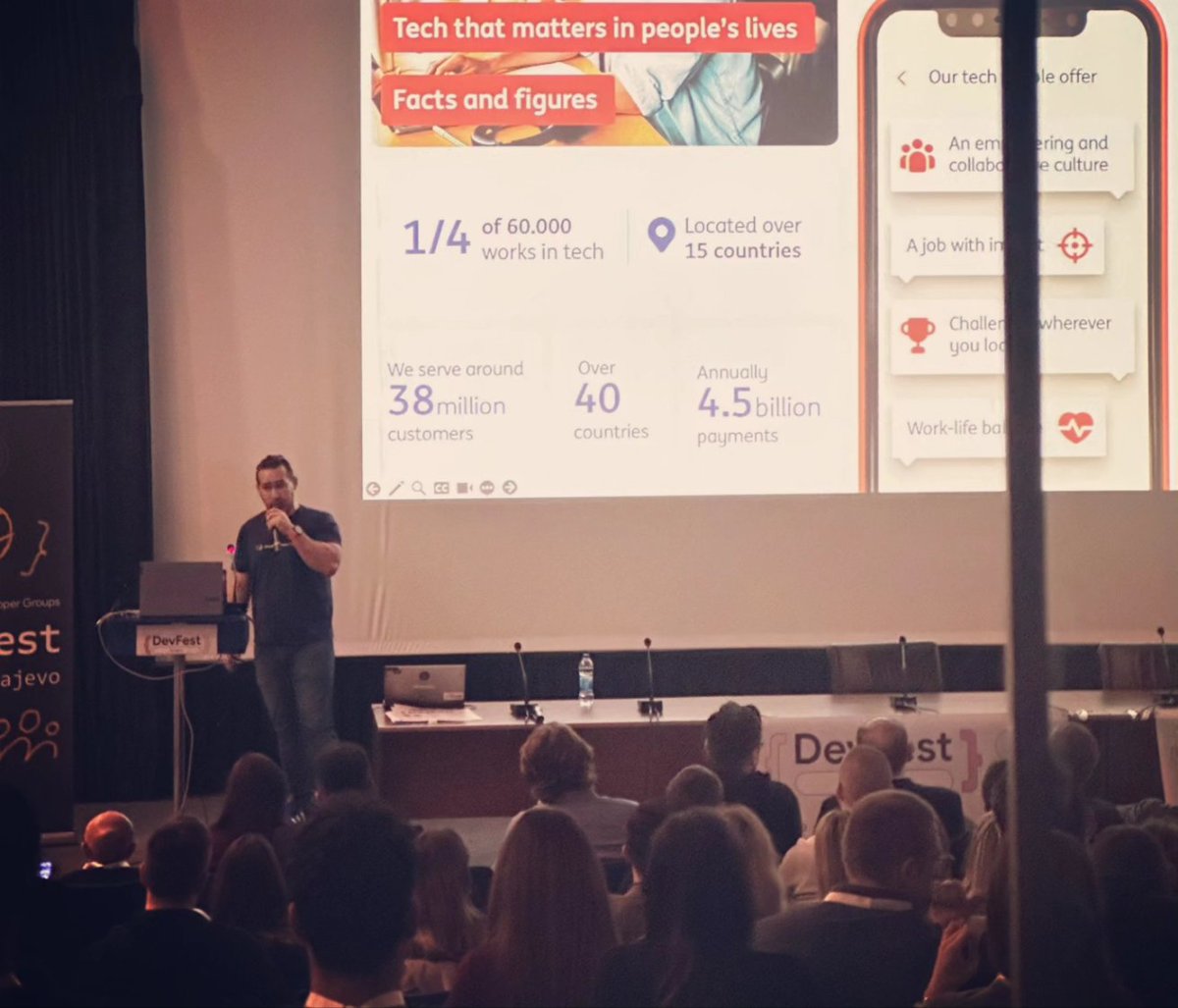 fooctrl's tweet image. It was a pleasure speaking at Google DevFest Sarajevo at the UNITIC amphitheater in front of 300 people.

Great seeing familiar faces, meeting new ones, and catching up with fellow Google Developer Experts (GDEs).

Thanks to the organizers for a great event, until next time ✌️