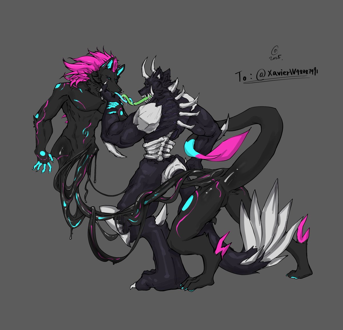 感谢参与活动！
赠图奉上！
骇之间也会做出这样的行为吗！
（笑）
<a href="/XavierW48087491/">Xavier W.中文是熵雾</a> 
<a href="/Alanisawolf777/">艾蘭🔞</a>