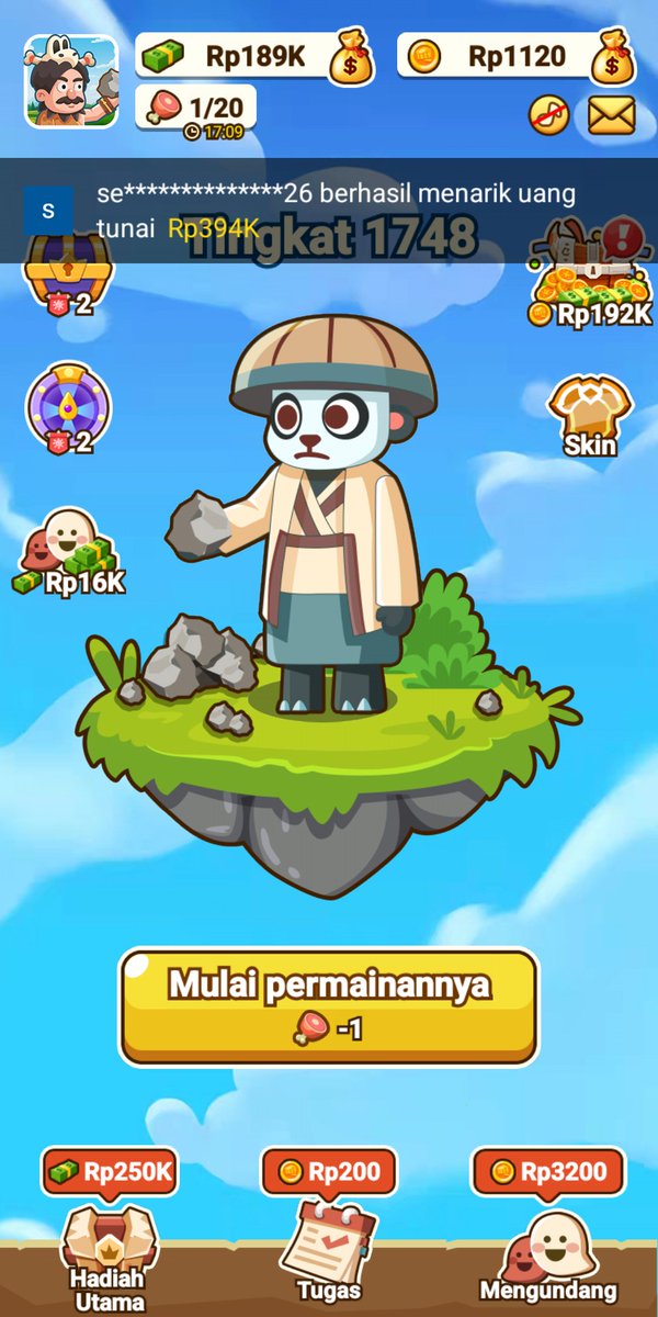 blobmydude's tweet photo. I'm sharing DANA Kaget now! Let's claim it before it's gone 💸💸💸 https://t.co/A4nEOQYiAa
Mainin ini game biar dapet tambahan duit jajan, gampang mainnya kok
Masukkan ID ini 55342984 untuk menerima manfaat Rp16K https://t.co/beACk1lA4a
#daget #zonauang #jajan #Crazyrock https://t.co/BoYbqVRyeK