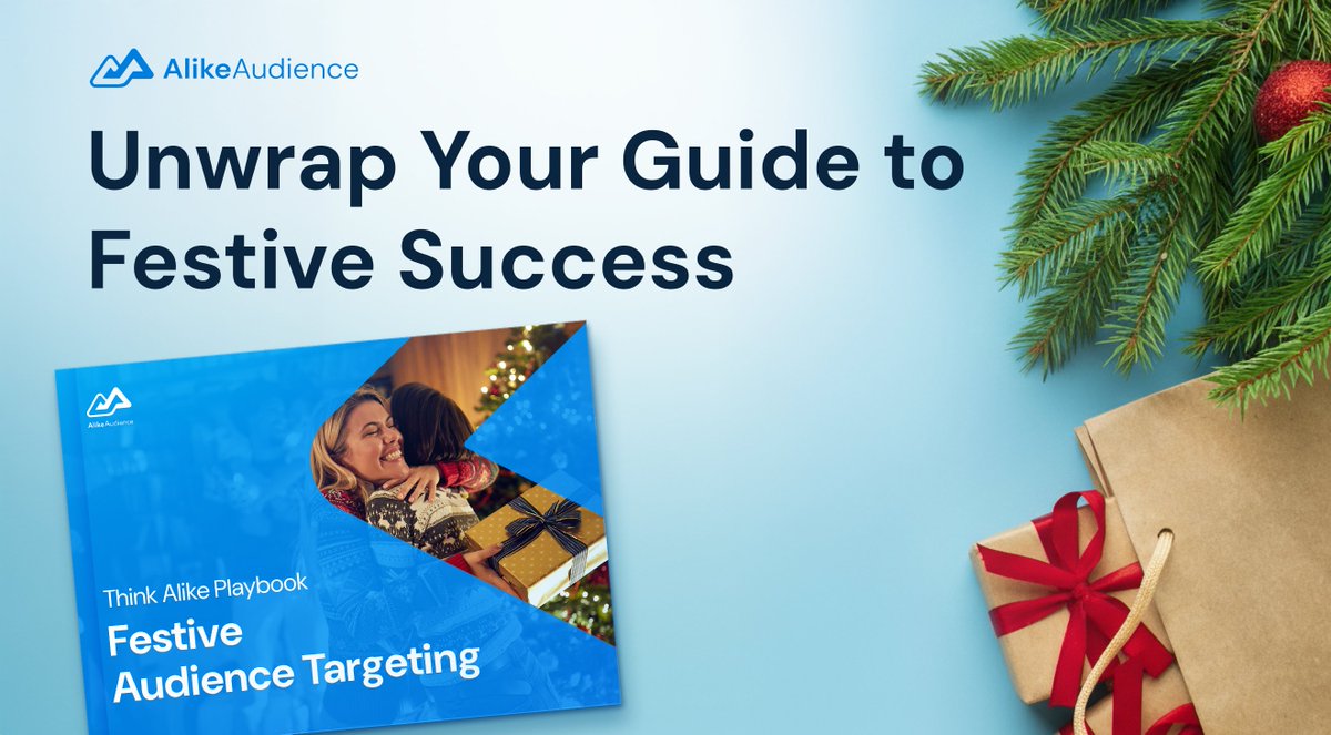 AlikeAudience's tweet photo. 🎁The festive season is here — and so are the opportunities to connect with festive shoppers who are ready to celebrate (and spend!).

Download our latest Festive Audience Targeting Playbook now and get inspired! ▶️https://t.co/JRzJskqFRa https://t.co/COqZRYCcBv