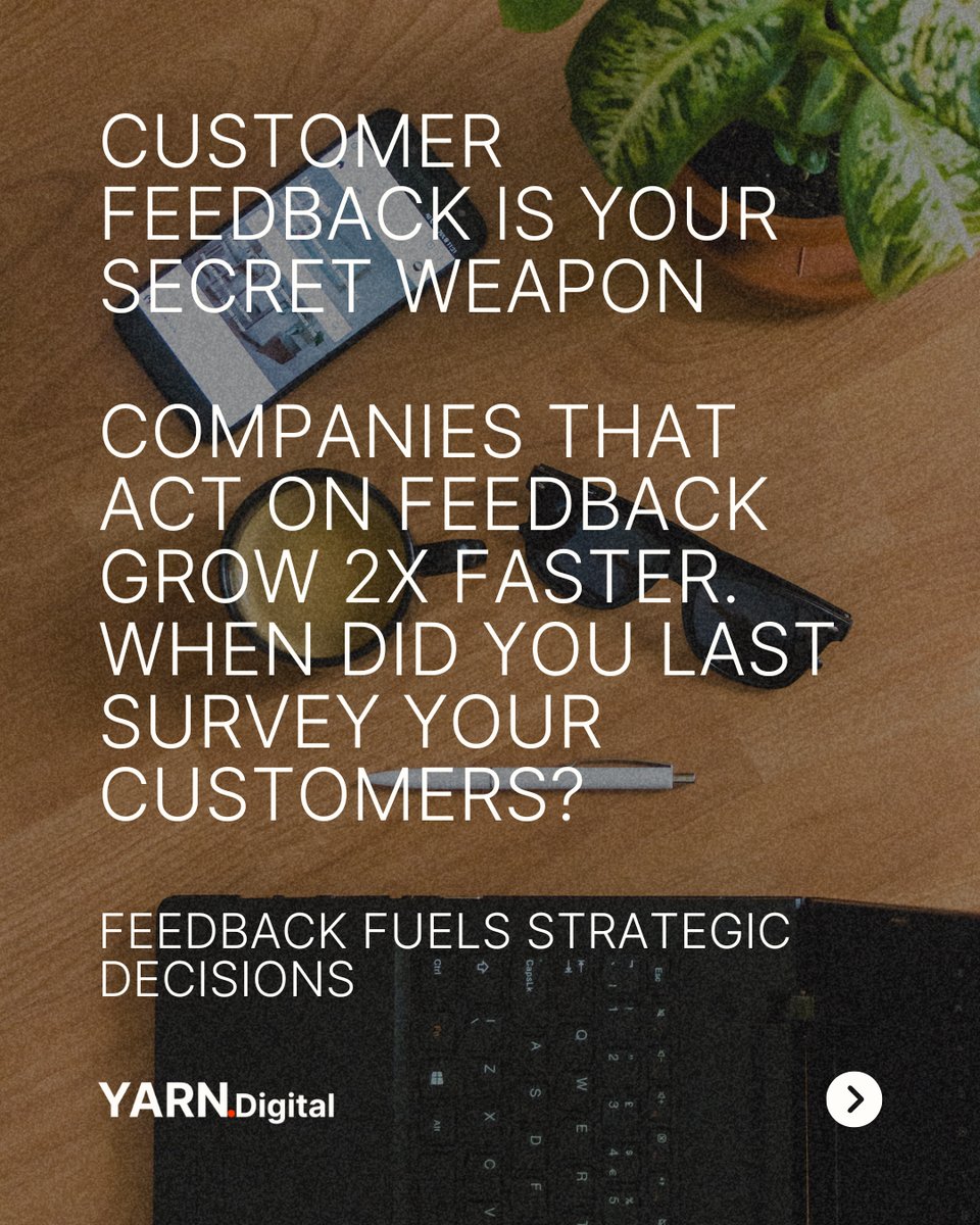 jonnyjdavison's tweet image. Your customers are literally telling you how to grow - are you listening? 👂 

Companies that act on feedback consistently outpace their competition. 

When did you last ask for feedback? 

#CustomerFeedback #BusinessGrowth #ListenAndLearn