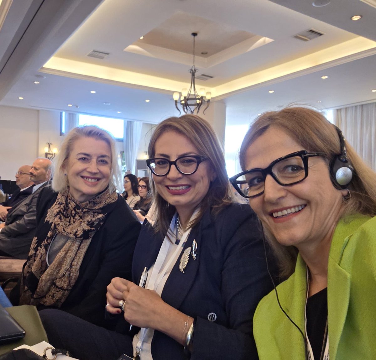 DrMoline's tweet photo. Thrilled to provide a keynote address at the 2nd Balkan Congress - Health and Safety at Work with AEOH associate editors Lila Nena and Sibel Kiran #northwell #TaylorandFrancis #AEOH #WTC https://t.co/0ZuitTmYwv