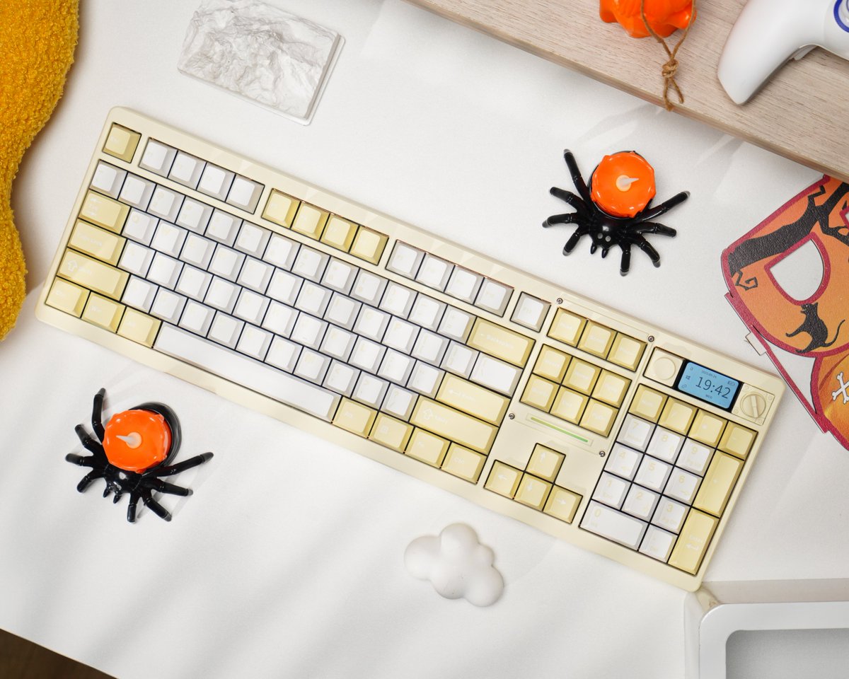 Chilkeykeeb's tweet image. I&apos;m back from my escapades. 🎃🍬🕷️
.
.
.
.
.
.
🎉Get 10% OFF - chilkey.com
Sign up and unlock your instant discount.

#chilkey #ND104 #keyboard