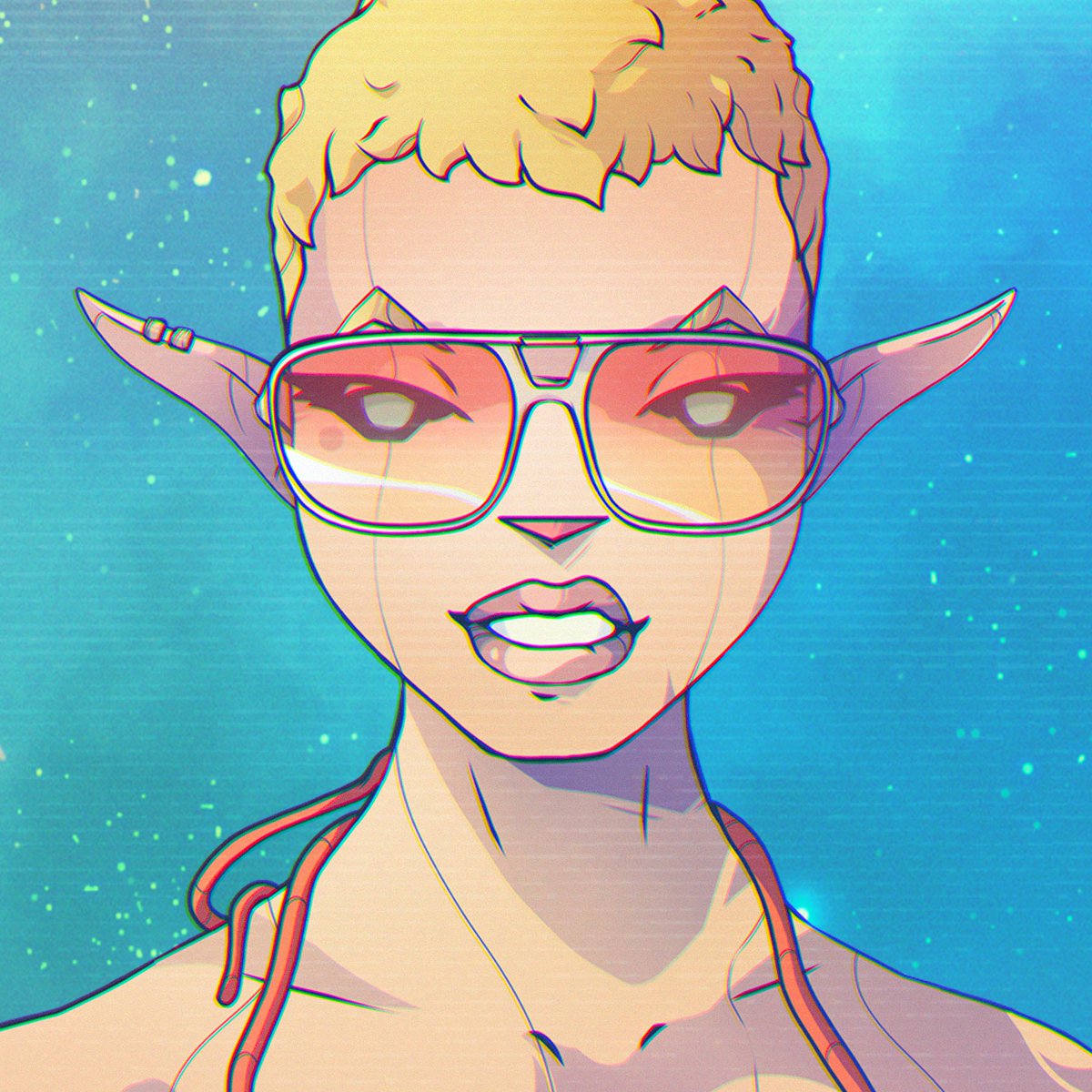 SpaceElfHL's tweet image. No beaches in driftspace, but the sunbathing is stellar.

#Hyperlight 🥡