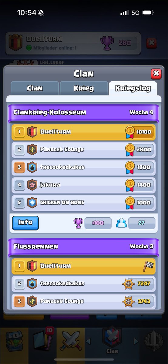 Suchen hier einige einen aktiven CR-Clan ?🙂