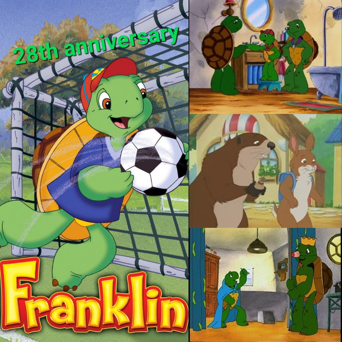 ArenStenslie's tweet photo. Today, it even marks the 27th anniversary of @TreehouseTV's NOGGIN's "Franklin". 
#Anniversary #28thanniversary #TreehouseTV #Noggin #Franklin #FranklinTheTurtle #Harriet @ThisLizSaunders https://t.co/txiahO1n4J