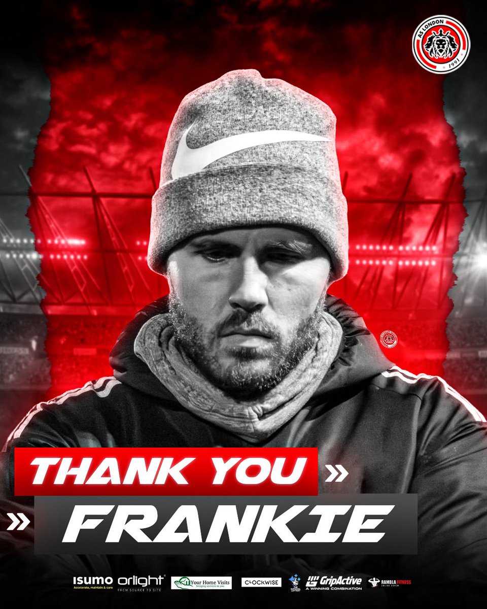 𝐂𝐋𝐔𝐁 𝐒𝐓𝐀𝐓𝐄𝐌𝐄𝐍𝐓:

AS London Football Club can confirm that Frankie Sinclair has decided to step down from his role as Head Coach.

Frankie has been a passionate and dedicated figure during his time with the club, bringing energy, honesty and belief to the group. His