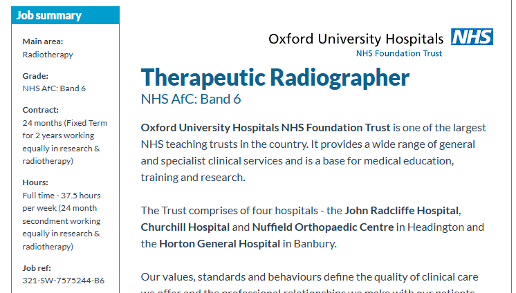 Thames Valley & Wessex Radiotherapy Network tweet media