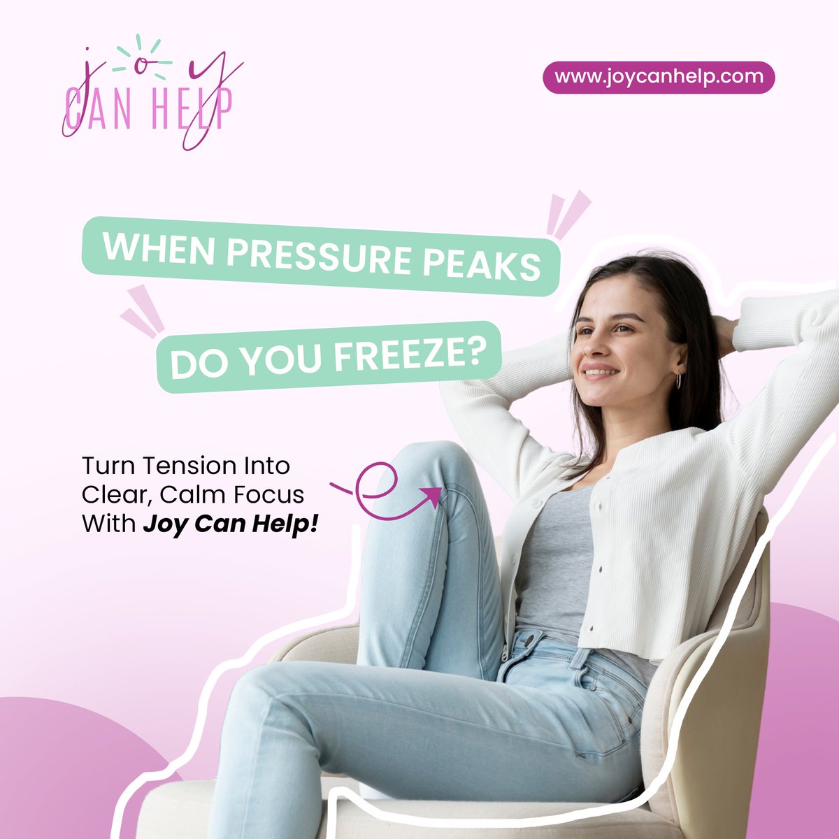 SuccessCoachJoy's tweet image. High-pressure moments don’t have to knock you off balance.

We help you turn tension into focus and clarity that lasts beyond the meeting or the deadline.

💡 Coaching now open: joycanhelp.com

#JoyCanHelp #LeadershipDevelopment #MentalWellness #ResilienceAtWork