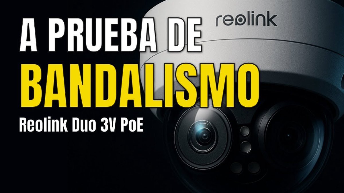 🔥NUEVO VÍDEO🔥 Reolink Duo 3V – La cámara que LO VE TODO y resiste todo 👉🏼 youtu.be/rbv-34-0_Kk