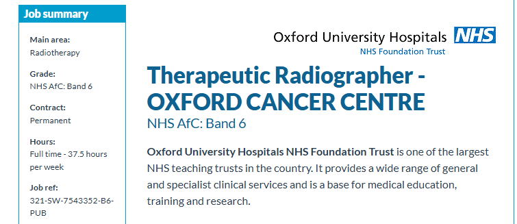 Thames Valley & Wessex Radiotherapy Network tweet media