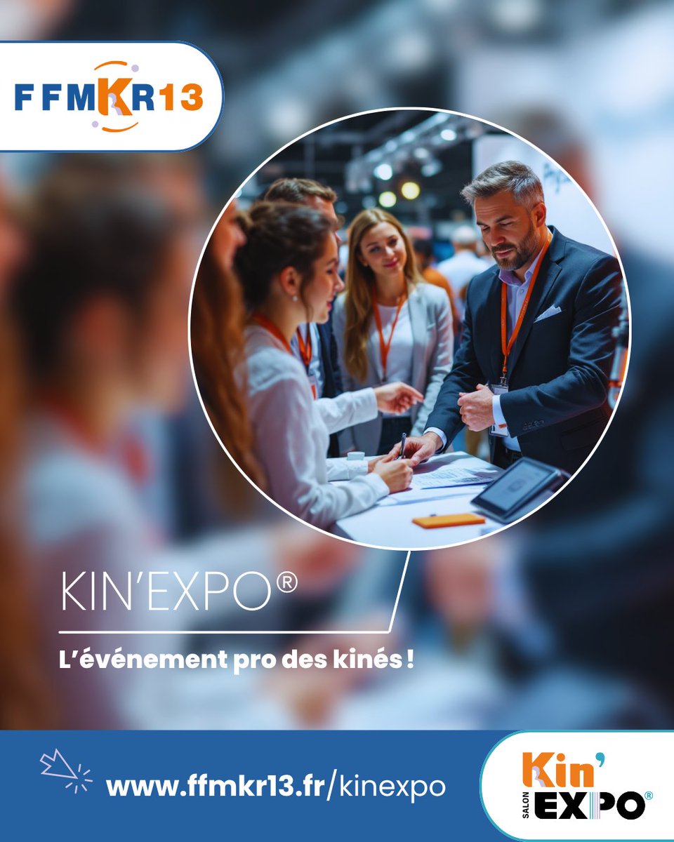 Kin'Expo®, le salon pro des kinés à Marseille, revient ! Conférences, exposants, actus… 

🚀 Programme et accès : ffmkr13.fr/kinexpo

#KinExpo #FFMKR13 #SalonKiné
