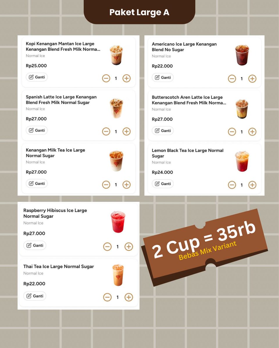 cappkeik's tweet photo. PROMO DISKON KOPI&amp;MAKANAN👀
open jasdor(jasa order)
- kopi kenangan
- fore
- janji jiwa
- tomoro coffe
- richeese
- pizza
harga tertera di gambar ,sudah diskon dan dibawah harga di outlet.jika ingin order atau bertanya silahkan wa : 085697461241 atau bisa dm ke ig : @urlove.manoi https://t.co/uvfZ5wd8QY