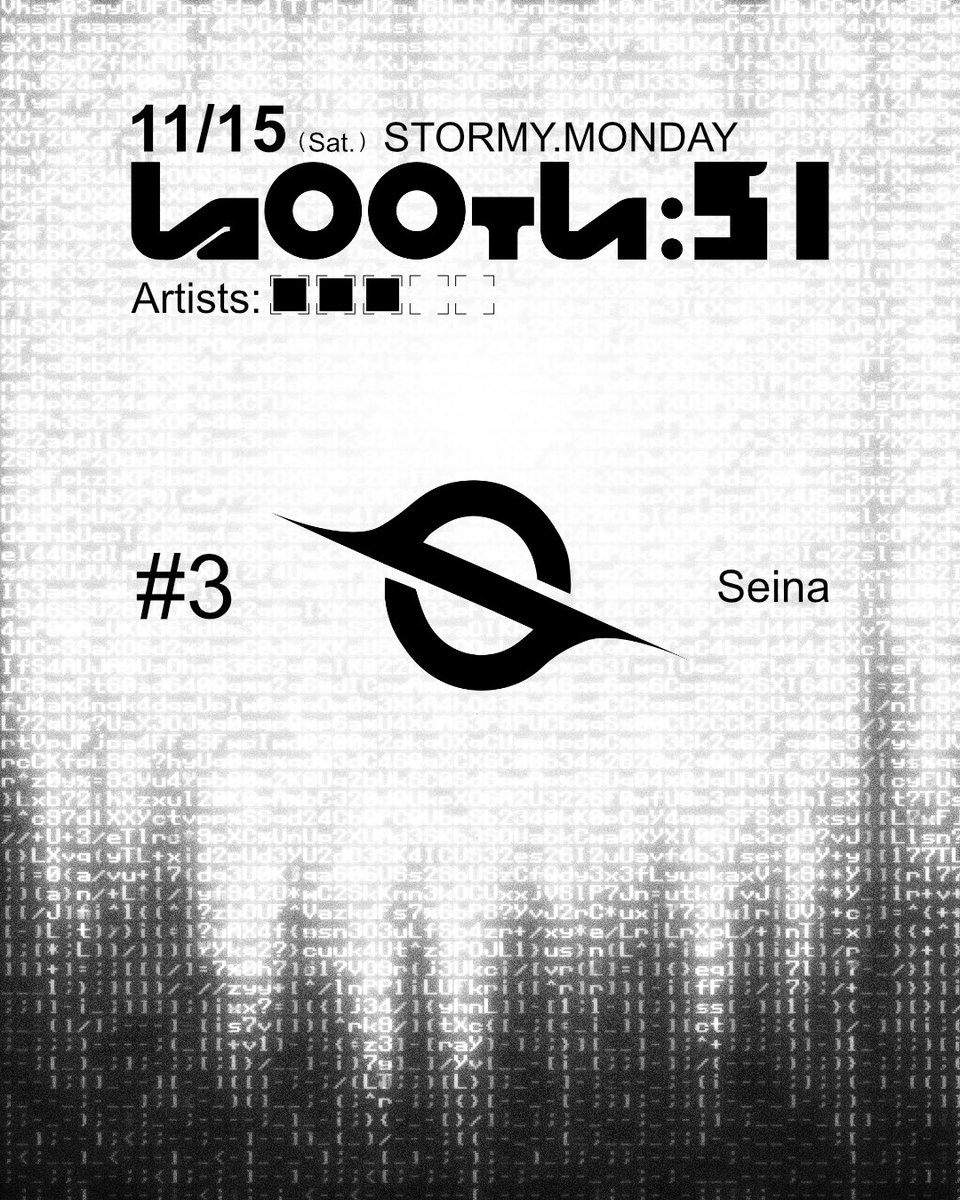 booth_blank's tweet photo. 【アーティスト紹介】#3
name: Seina
genre: House, Dubstep, などなど
in a nutshell: 好きに自由に楽しみましょ〜 https://t.co/0Kh5e2cYNe
