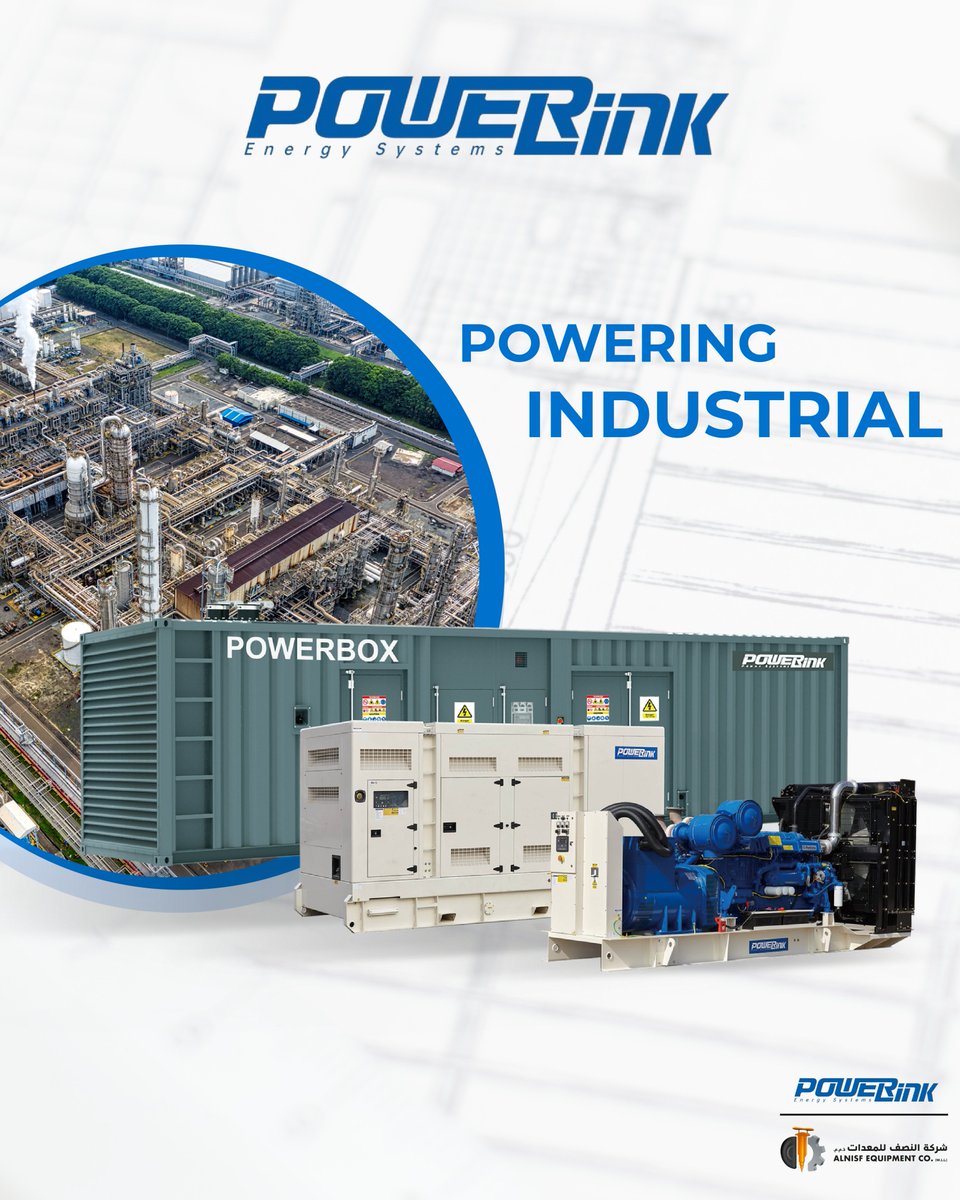 alnisfequipment's tweet image. Powering of Future

Reliability, efficiency, and sustainability are at the core of industrial generator.

#powerlink #powerlinksolution #powergrid #ElectricPower #powergeneration #greenenergy #perkinsengine #GenuineParts #alnisf #alnisfequipment #Kuwait