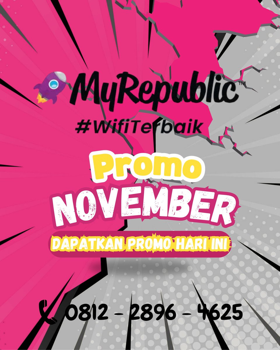 MyRepublicccare's tweet photo. Internet Myrepublic
Promo Terbaru
- Gratis Biaya Pemasangam
- Unlimited
- Upload : download 1:1
- Proses cepat

#myrepublic #wifi #internet https://t.co/g39AVc8avc