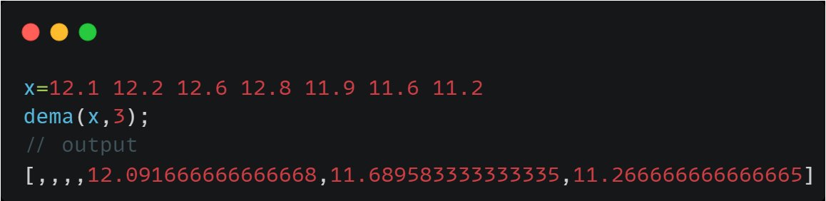 DolphinDB_Comm's tweet image. dema(X, window) computes Double Exponential Moving Average over a sliding window! 📉

Smooths data with dual exponential weighting—ideal for tracking trends in time-series.

#DolphinDB #TimeSeriesAnalysis #MovingAverages